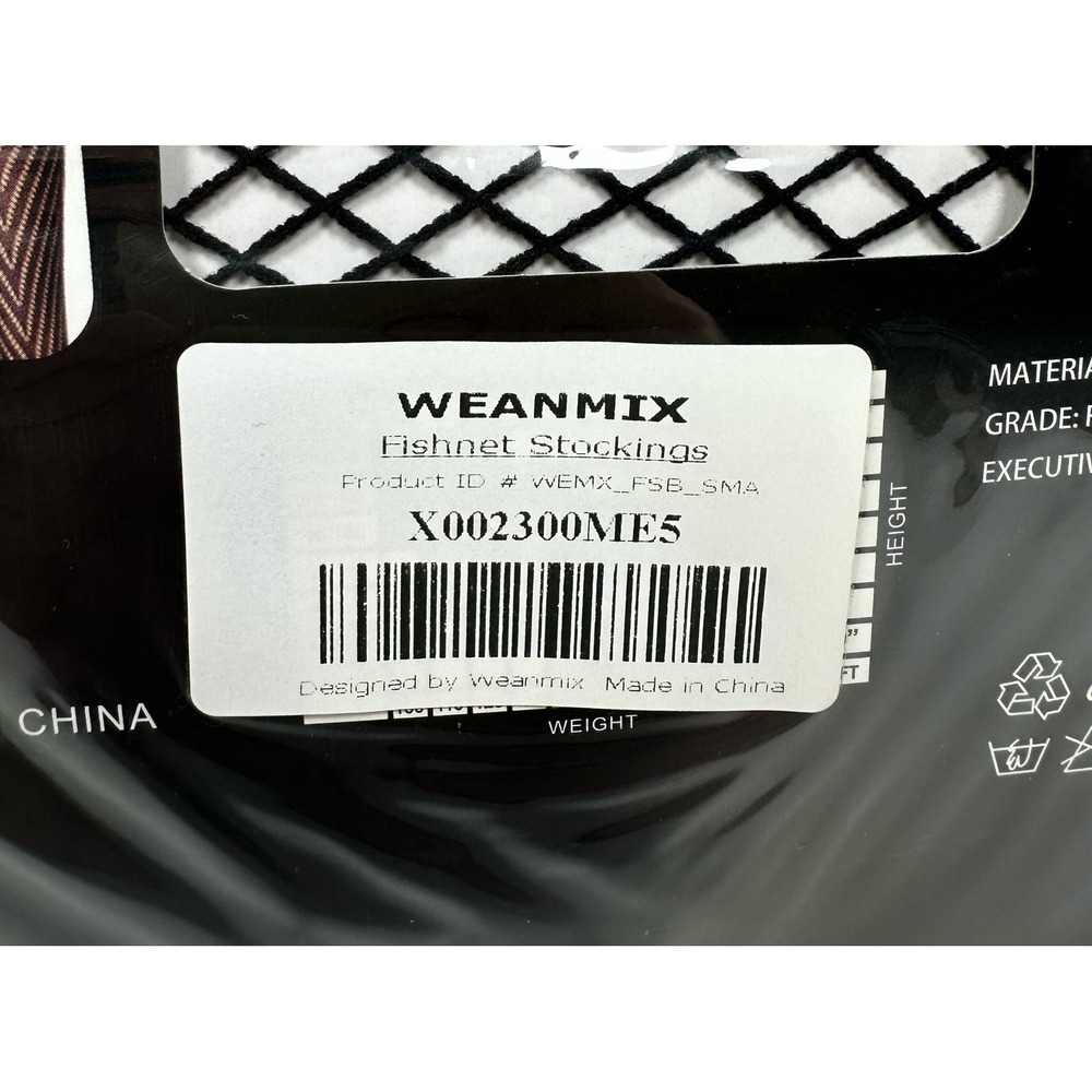 Weanmix Women Black Fishnet Pantyhose Small Mesh Stockings Costume Halloween - Picture 5 of 5